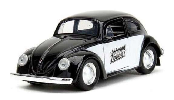 JADA Diecast Model Car 34233 VW Volkswagen Beetle 1959 Punch Buggy + Boxing Gloves Slug Bug 1/32 sca