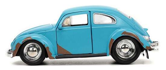 JADA Diecast Model Car 33251 Hollywood VW Volkswagen Beetle + Stitch Figurine Disney 1/32 scale