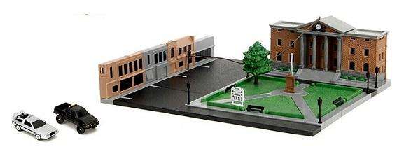 JADA Nano Set 34804 Back To The Future BTTF Hill Valley Courthouse Diorama Movie Film TV