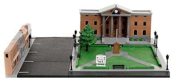 JADA Nano Set 34804 Back To The Future BTTF Hill Valley Courthouse Diorama Movie Film TV