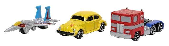 JADA 31761 Nano Set Transformers Decepticon Starscream Autobot Bumblebee Optimus Prime