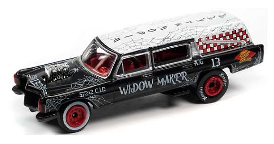 Johnny Lightning Collector Club Widow Maker Custom Hearse Drag Racer 1/64 scale