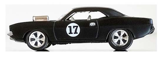 Johnny Lightning Model Car Forever 64 Series Plymouth Hemi Cuda 1970 No 17 Spoilers 1/64 scale