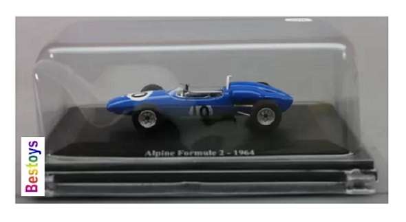 Motorsport Diecast Model Car Collection Alpine Formula 2 1964 No 10 1/43 scale