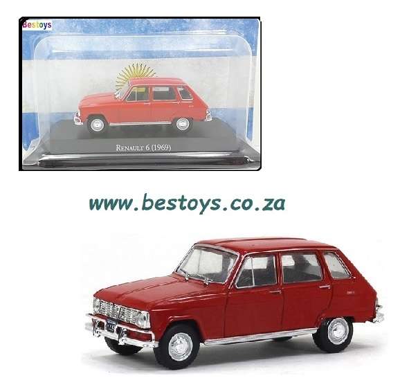 Argentina Model Car Collection Renault 6 1969 1/43 scale
