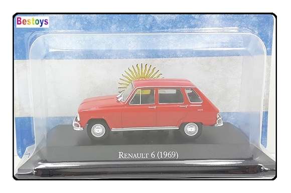 Argentina Model Car Collection Renault 6 1969 1/43 scale