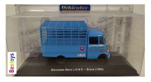 Diecast Model Car Brazilian Service Vehicle Collection Mercedes Benz L 319 D L319 D 1963 "Biona"