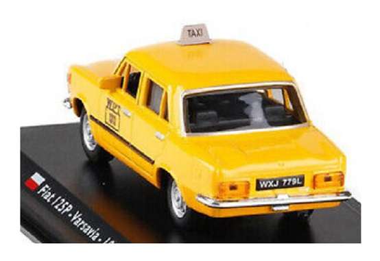 World Taxi Diecast Model Car Collection Fiat 125 P 125P Varsavia Warsaw Poland 1980 1/43 scale