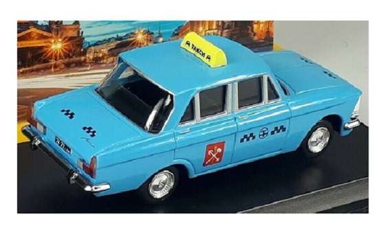World Taxi Diecast Model Car Collection Moskvitch 408 Saint Petersburg 1964 1/43 scale