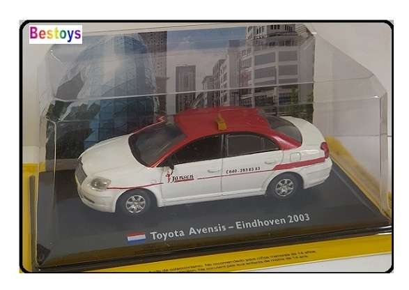 World Taxi Diecast Model Car Collection Toyota Avensis Eindhoven 2003 1/43 scale