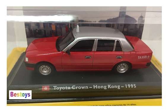 World Taxi Diecast Model Car Collection Toyota Crown Hong Kong 1995 1/43 scale