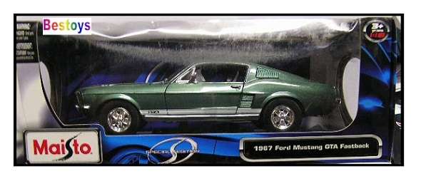 Maisto 31166 Ford Mustang GTA Fastback 1967 1/18 scale