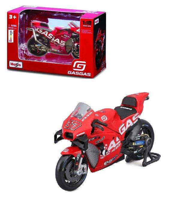Maisto Motorcycle Bike Moto GP 2023 KTM RC 16 RC16 No 37 Fernandez "Gas Gas"