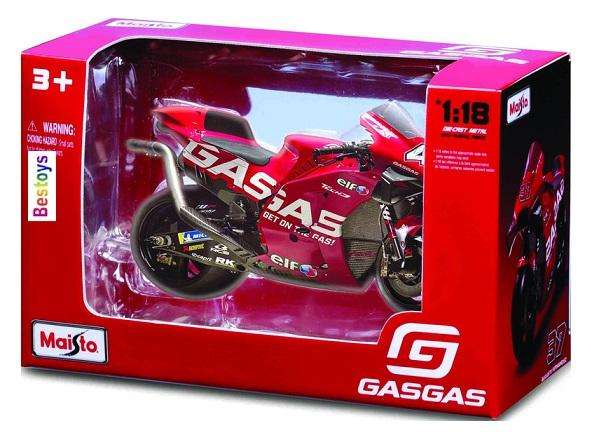 Maisto Motorcycle Bike Moto GP 2023 KTM RC 16 RC16 No 37 Fernandez "Gas Gas"
