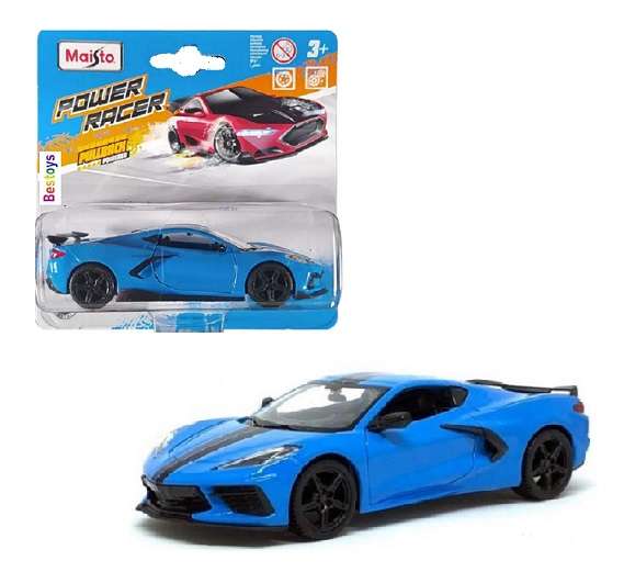 Maisto Power Racer Chevy Chevrolet Corvette Stingray Coupe 2020 1/41 scale