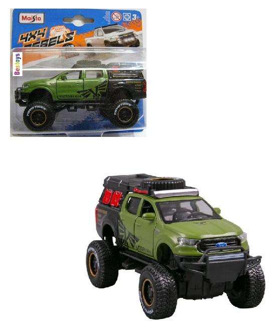 Maisto 4x4 Rebels Ford Ranger Double Cab Pickup "Victory 4x4" Offroad