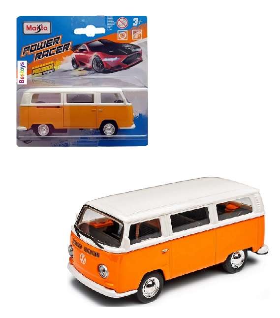 Maisto Power Racer VW Volkswagen Kombi T 2 T2 Transporter Bus 1/43 scale