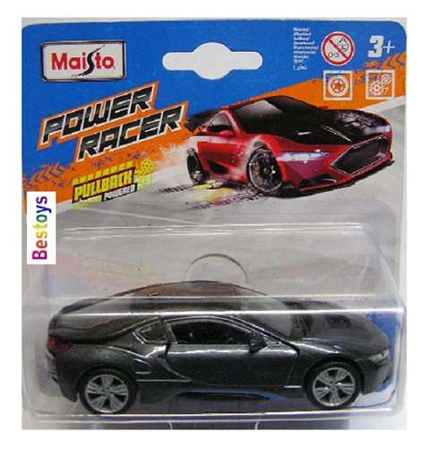 Maisto Diecast Model Car Power Racer BMW I 8 I8 1/41 scale