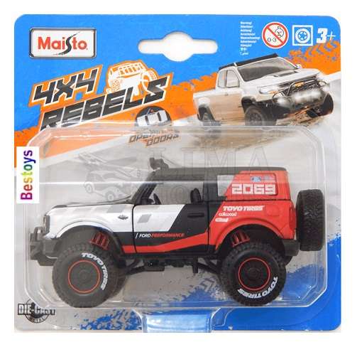 Maisto 4x4 Rebels Ford Bronco No 2069 1/40 scale