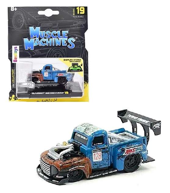Maisto Muscle Machines Ford F 1 F1 Pickup 1949 "Old Smokey" 1/64 scale