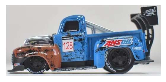 Maisto Muscle Machines Ford F 1 F1 Pickup 1949 "Old Smokey" 1/64 scale