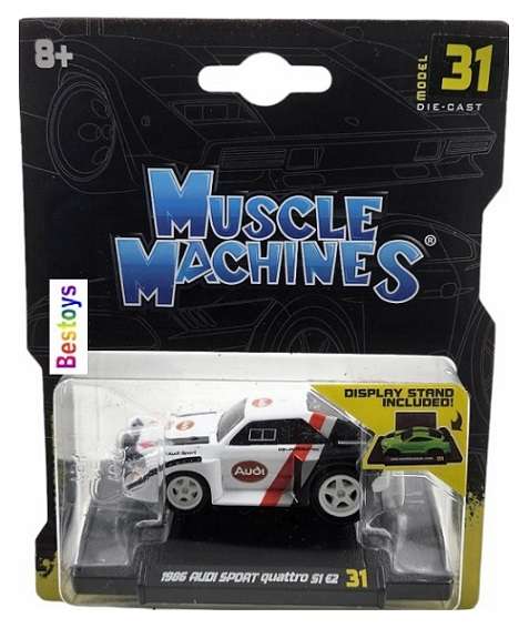 Maisto Muscle Machines Audi Sport Quattro S1 E2 1986 1/64 scale