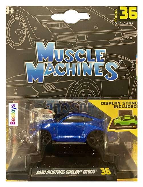 Maisto Muscle Machines Diecast Model Car Ford Mustang Shelby GT 500 GT500 2020 1/64 scale
