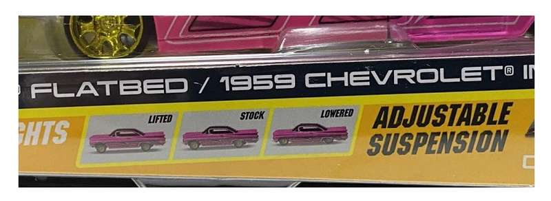 Maisto Design Elite Transport Chevy Chevrolet Flatbed Recovery Truck + Impala SS 1959 with suspensio