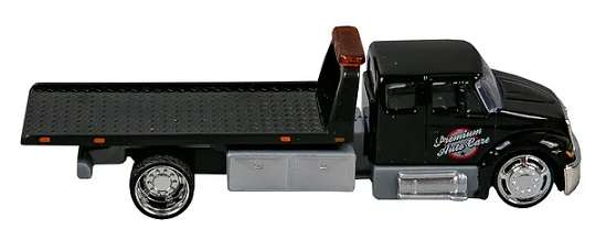 Maisto Design Elite Transport International Durastar Flatbed Recovery Truck + Mercedes Benz 190E '90
