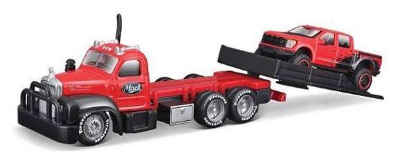 Maisto Elite Transport Mack B 61 B61 Recovery Truck + Ford F 150 F150 Raptor 2021