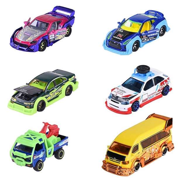 Majorette Tune Ups Japan Series Toyota Hiace + accessories