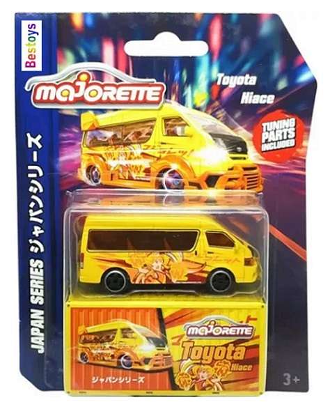 Majorette Tune Ups Japan Series Toyota Hiace + accessories