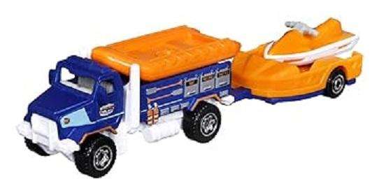 Matchbox Hitch & Haul Set MBX Ocean Rescue Rapids Rescue Truck + Jetski + trailer + accessories