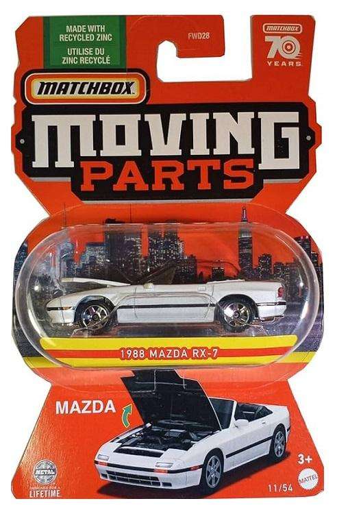 Matchbox Moving Parts 2023 Release F set with Super Chase Ford Pontiac Chevy Mazda Mercedes Benz