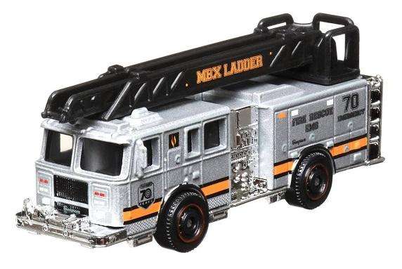 Matchbox Moving Parts 2023 Release H set with Super Chase Mercedes Benz Chevy Bollinger Seagrave Dod