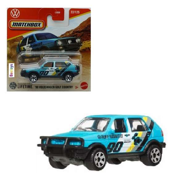 Matchbox 2025 22/125 VW Volkswagen Golf Country 1990 No 90