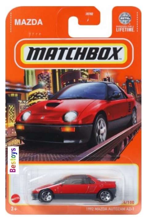 Matchbox Model Car 2024 24/100 Mazda Autozam AZ 1 1992 1/64 scale
