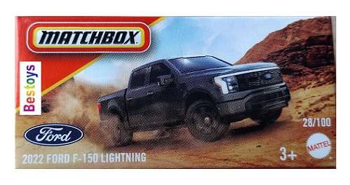 Matchbox Power Grab 2024 28/100 Ford F 150 F150 Lightning Pickup 2022 1/64 scale