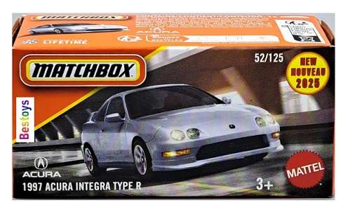 Matchbox Power Grab 2025 52/125 Acura Integra Type R 1997