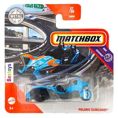 Matchbox Diecast Model Motorcycle Bike 2021 57/100 Polaris Slingshot Highway