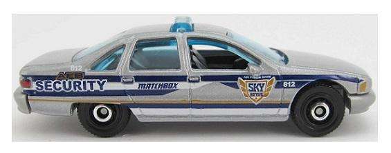 Matchbox 2022 67/100 Chevy Chevrolet Caprice Classic "Security"