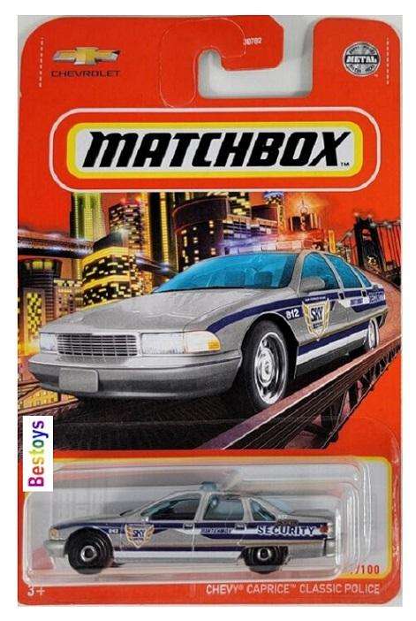 Matchbox 2022 67/100 Chevy Chevrolet Caprice Classic "Security"