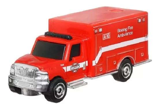 Matchbox Model Car 2024 71/100 International Durastar "Boeing Fire Ambulance"