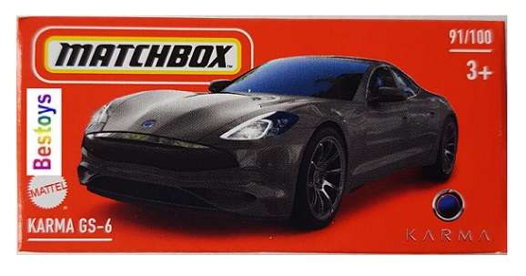 Matchbox Model Car Power Grab 2024 91/100 Karma GS 6 GS6 1/64 scale