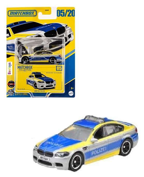 Matchbox 2025 Collectors 5/20 BMW M 5 M5 Police "Polizei" 1/64 scale