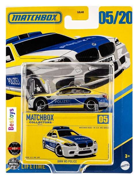 Matchbox 2025 Collectors 5/20 BMW M 5 M5 Police "Polizei" 1/64 scale