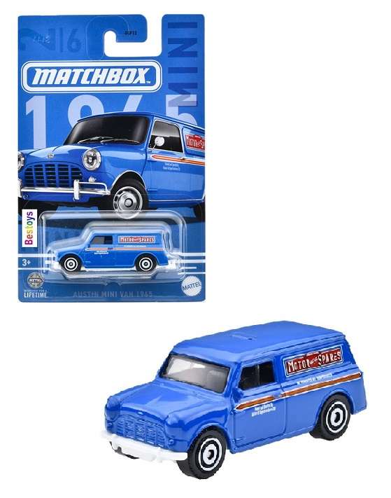 Matchbox Diecast Model Car Mini Series Austin Mini Van 1965 "Motor Spares" 1/64 scale