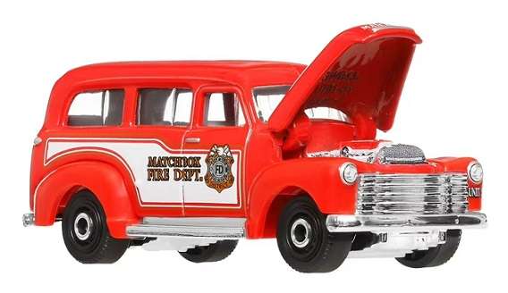 Matchbox Moving Parts 2025 15/50 Chevy Suburban 1950 Fire Department 1/64 scale