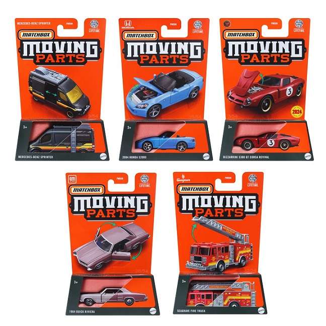 Matchbox Diecast Model Car Moving Parts 2024 Bizzarrini 5300 GT Corsa Revival No 3 1/64 scale