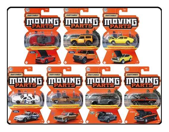 Matchbox Diecast Model Car Moving Parts Ford Crown Victoria 2006 Police 1/64 scale